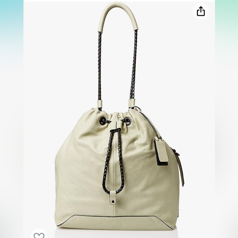 Joy gryson sage color shoulder handbag
